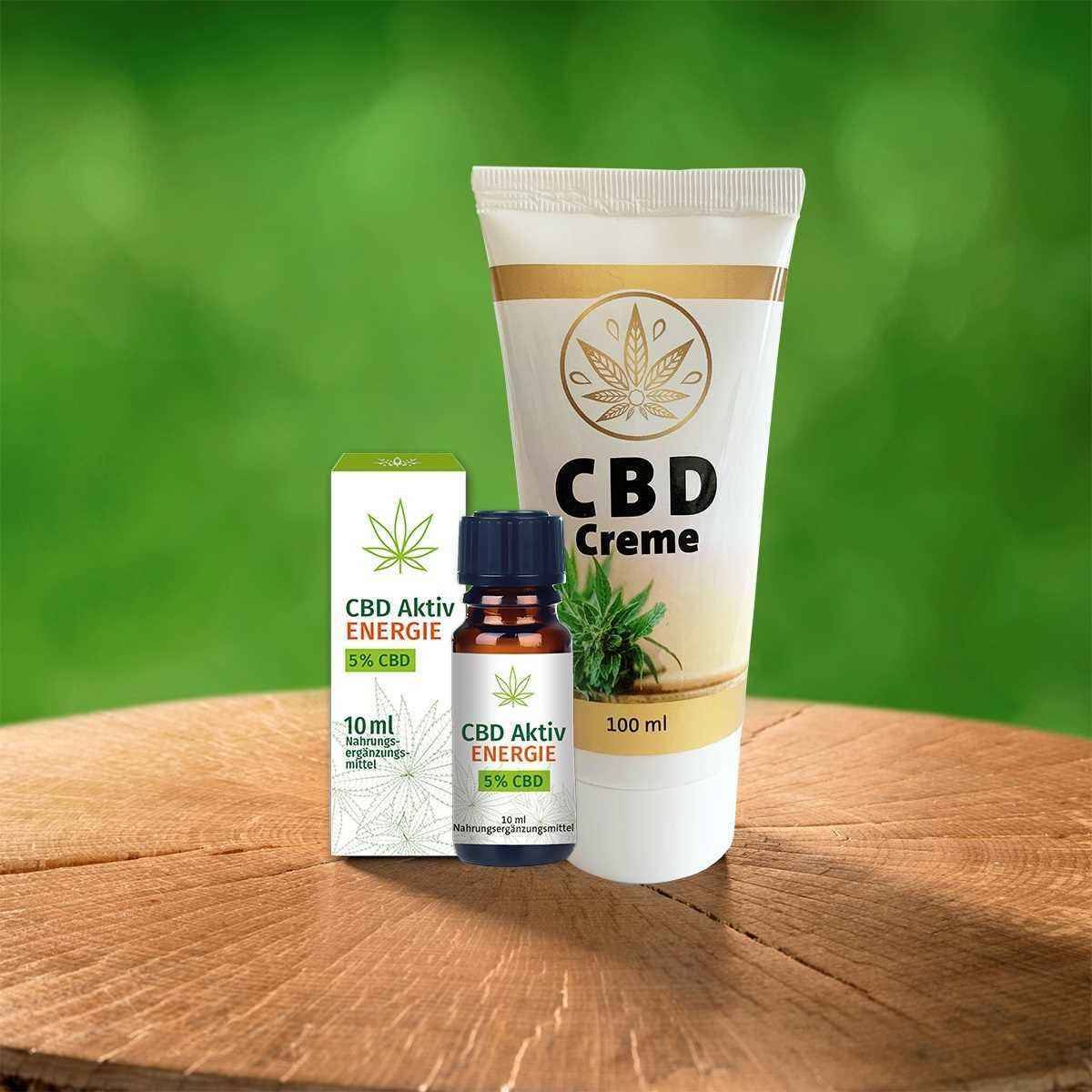 Kombi-Vorteil 5% CBD Creme & CBD Aktiv 5%